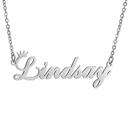 Custom Silver Name Necklace Personalized for