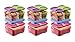 Rubbermaid Lunch Blox Kid's Tall Lunch Box Kit, Purple/Pink/Green (Pack of 3)