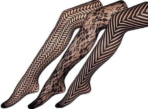 Women Fishnet Tights Patterned Fishnets Stockings Small Hole L XL XXL