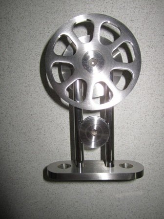 Milano Modern Stainless Steel Interior Sliding Barn Door Hardware