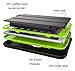 iPad Mini 4 Case, Style4U Slim Fit Dual Layer Hybrid Armor Protective Case Cover for Apple iPad Mini 4 with 1 Stylus [Green]