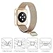 FARSIC Wrist Band for 38mm - Magnet Lock, No Buckle Needed, Soft, Smooth - Stainless Steel Link Bracelet Strap Replacement Wrist Band - Gold