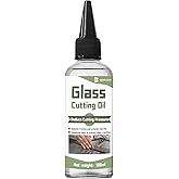 INNOVAYOU Glass Cutting Oil 3.38oz, Extends Cutter Life, Ensures Clean Cuts, for Stained Glass, Mirror & Tile