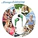 Earphones, Pofesun 2 Pack In-Ear Earbuds Heaphones headset with Microphone Remote controller 3.5mm Jack (Green+Pink)