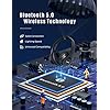 Mpow 60Hrs Wireless Over Ear Headphones, Bluetooth 5.0/Wired Mode, HiFi Stereo Foldable Bluetooth Headset, Soft Memory…