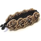 Meilliwish Noble Lady Women Hair Clip Ponytail Holder(H36)(Brown)