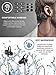 Diginex Bluetooth Earbuds Wireless Magnetic Headset Sport Earphones for Running IPX7 Waterproof Headphones 9 Hours Playtime High Fidelity Stereo Sound and Noise Cancelling Mic 1 Hour Recharge – Blackthumb 3
