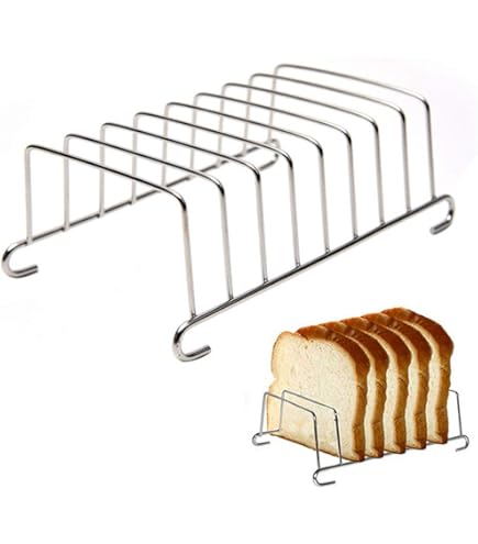 Toaster Racking System Chrome Toast Rack Stainless Steel Toaster Sandwich Toaster Rack Toaster ...