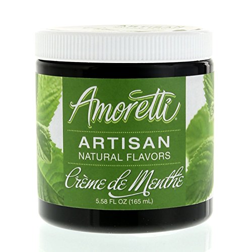 Amoretti Natural Artisan Flavor Creme De Menthe, 5.58 Fluid Ounce