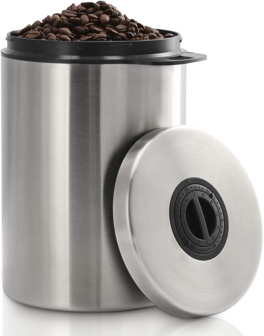 Silver Panda Grip Kaffeedose Luftdicht,Kaffeebehälter Kaffeedose