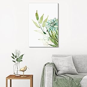 Succulent Plants Series Watercolor Style Plants on White Background