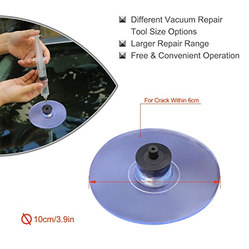 AUTOPDR DIY Car Windshield Repair Kit Atutomotive Glass Repair Tools Auto Windscreen Chips and Cracks Repair Tools Set (Easy to use)