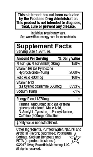 5-hour ENERGY Shot, Berry, 24 Count 1.93 oz Bottles