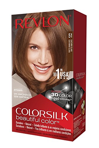 Revlon Colorsilk Haircolor, Light Brown, 1-Count (Pack of 3)
