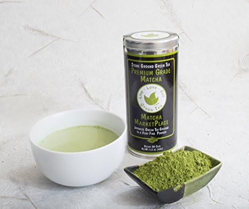 100% Pure Premium Grade Matcha Green Tea Powder, 1.5 Ounce, 30 Cups by Matcha Marketplace