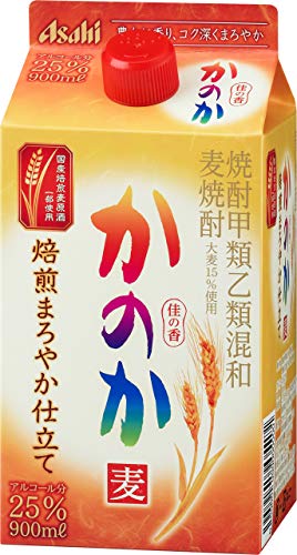 麦焼酎 かのか 焙煎まろやか仕立て 25度 紙パック 900ml [ 焼酎 ]商品画像
