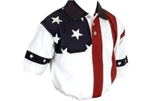 ROPER BOYS RED WHITE AND BLUE STARS AND STRIPES PIECED AMERICAN FLAG SHOPRT SLEEVE WESTERN SNAP SHIRT