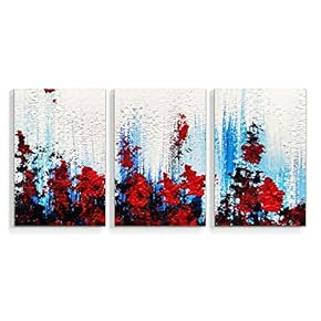 signwin 3 Piece Canvas Wall Art Abstract Color...