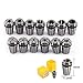 ER11 Collet Chuck Set，13 PCS ER11 Spring Collet Chuck Set 1-10MM for CNC Engraving Machine & Milling Lathe Tool Holder (ER 11 /13PCS)
