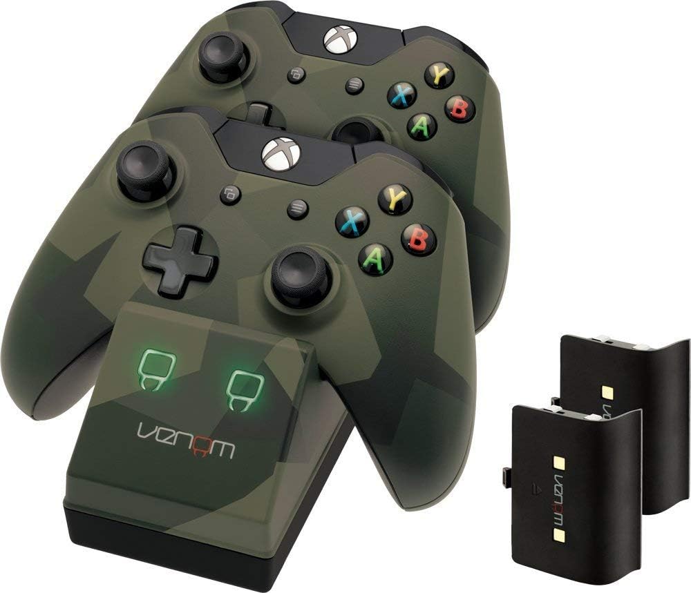 Venom Xbox One Twin Docking Station with 2 x Rechargeable Battery Packs