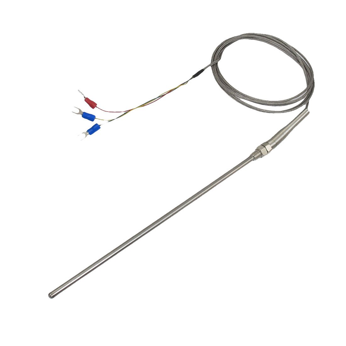 Sourcingmap 2M Wire Temprature Sensor Thermocouple Probe PT100 200mm x 5mm