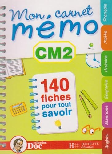 Download Mon carnet mémo CM2 PDF