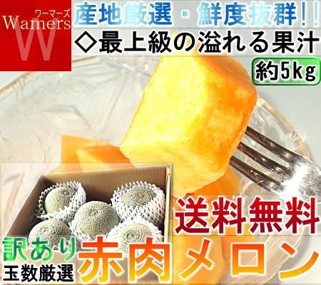Amazon 産地から玄関へ 訳あり 赤肉メロン 約 5kg 産地から玄関へ メロン 通販 Amazon 産地から玄関へ 訳あり 赤肉メロン 約 5kg 産地から玄関へ メロン 通販