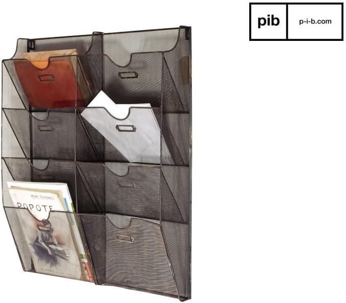 Chehoma pib - Boxes & baskets - Wire-mesh wall mount magazine rack, Vintage style, ideal for magazines and mail