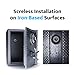 IronMount Gun Magnet Mount | 35 Lb Rated Double-Sided Magnetism | Adhesive Magnets Rubber Coated Magnetic Gun Mount & Holster | Concealed Holder for Car, Handgun, Pistol, Shotgun, Rifle (2 Pack)