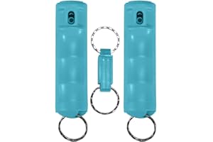 VEXOR Pepper Spray Gel—Police Strength—Flip-Top & Finger Grip—Quick Release Key Ring—20+ Shots—10-12 Ft. Range—5 Colors