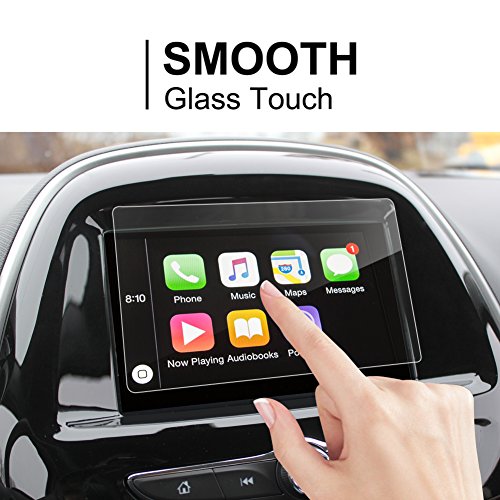 2017 Chevrolet Spark/Sonic MyLink 7-Inch Car Navigation Screen Protector, LFOTPP Clear Tempered Glass Infotainment Display in-Dash Center Touch Screen Protector