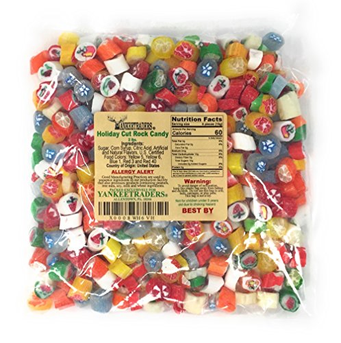 Holiday cut rock candy, 2 lbs