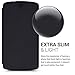 kwmobile Flip Case for LG Google Nexus 5 - Book Style Protective Front Flip Cover Smartphone Case - Black