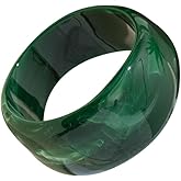 MMIUAEG Bohemian Colorful Geometric Cuff Bangle Chunky Irregular Wide Bangle Bracelets Multiple Color Acrylic Resin Statement Jewelry for Women Party Jewelry