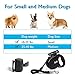 Happy & Polly Dog Leash Retractable with Flashlight/Bungee Leash, 16.4ft Tangle Free Heavy Duty Dog Walking Leash, Dog Leash Retractable Tape for Medium Large Dog