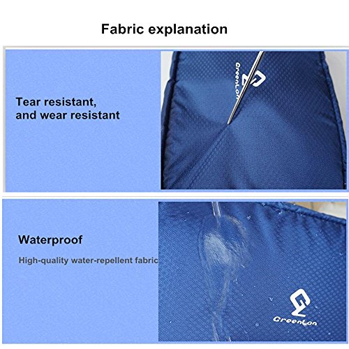 ZIYE Hanging Portable Travel Toiletry Bags Mens Womens Overnight Wash Shaving Dopp Kit Cosmetic Storage Organizer Waterproof Gym Bag with Hook (Orange) - Thumbnail 6