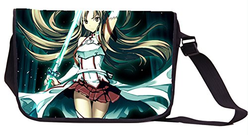 Siawasey Sword Art Online Anime Kirigaya Kirito Messenger Bag Backpack Shoulder Bag - Image 231