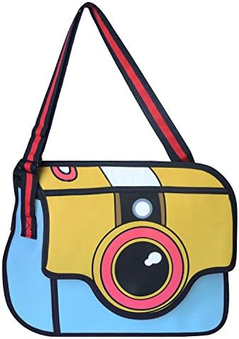 3D Bag Comic Bags for Girls - Drawing Messenger Bag with Adjustable Shoulder Strap Cross Body Bag (BAG-63)