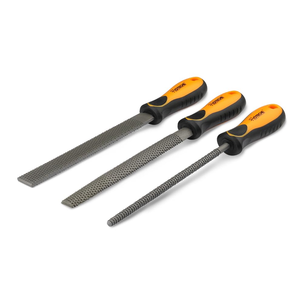 HOTECHE 3Pcs Wood Rasp Set