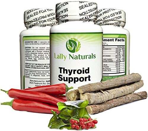 Thyroid Support Supplement with Iodine - Non-GMO - Natural Thyroid Helper for Increased Metabolism, Energy and Focus - Helps support healthy thyroid activity (120 Capsules)