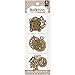 Bo Bunny BBC-15867 Timepiece Laser-Cut Chipboard, 3.5 x 9