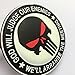 SpaceAuto 3D PVC Rubber God Will Judge Our Enemies We'll Arrange the Meetings Punisher Tactical Morale Badge Emblem Patch Sized 3.15