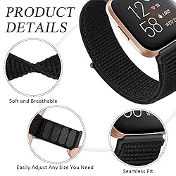 Nylon Bands for Fitbit Versa 2 Bands/Fitbit