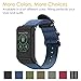 Fintie Band Compatible with Garmin VIVOACTIVE HR, Soft Nylon Sport Straps Adjustable Replacement Watch Bands with Metal Buckle Wristband Compatible Garmin Vivoactive HR Sports GPS Smart Watch, Navy