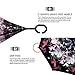 MRTLLOA Windproof Inverted Reverse Umbrella with UV Protection, C-Shaped Handle Double Layer Stick Umbrella for Rain (Flowers)