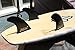South Bay Board Co. - Surfboard Fins & FCS Surfboard Fins -3 Fin Thruster Sets & 4 Fin Quad Sets - Fin Key & Extra Fin Screw Included - Bamboo Fiberglass & Plastic Fin Options