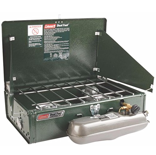 Coleman 2 Burner Dual Fuel Compact Liquid Fuel Stove - Thumbnail 2