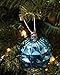 Juvale 28-Pack Christmas Tree Decorations - Glittery Xmas Ball Ornaments in 4 Assorted Ball, and Gift Box Designs - Perfect Festive DecorEmbellishments, Blue and Silver