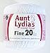 Red Heart Extra Fine Crochet - 3 Pack of 400y/365m - White