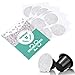CAPMESSO Reusable Espresso Capsules -Refillable Capsule Coffee Pods Filters Reusable 200 Times Compatible with Nespresso Original Line Machines (Black, 20 Pods+20 Lids+Scoop1)